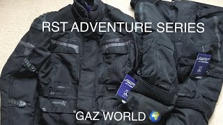 RST pro series adventure x jacket and trousers motorcycle review black enduro moto x gaz world 🌍 [upl. by Teador]