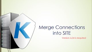 Merge connection into site [upl. by Edlin330]