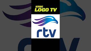 REMAKE LOGO TV in illustrator desainlogotutorial [upl. by Suinotna]