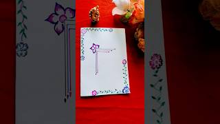 Card design easy style 🥰😍❤‍🔥cards cardmaking shortsshortvideos art viralvideo [upl. by Aramoj]