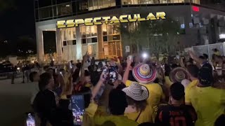 Banderazo de Colombia previo al Colombia vs panama [upl. by Serilda]