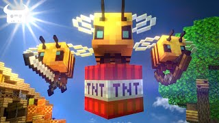 MINECRAFT BEES RAP  quotBusy Buzzy Beesquot  Animated Music Video [upl. by Egief548]