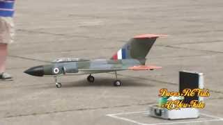 RC GTurb Jets Over North Weald Gloster Javelin [upl. by Mathre]