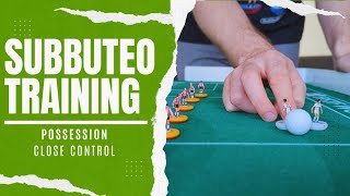 Subbuteo Training  Possession  Close control with the ball [upl. by Daffodil]