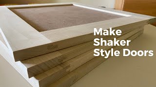 How To Make Simple Cabinet Doors [upl. by Sylvan]