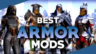 Top 10 INCREDIBLE MUST HAVE Skyrim ARMOR MODS [upl. by Hannazus332]