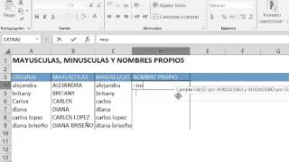 Cambiar texto a Mayusculas minuscula sy nombres propios [upl. by Moreville105]