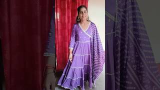 Suit Review  Anarkali Suit Review  Beautiful Suit  Everbloom Suit  suitreview meeshohaul [upl. by Nihsfa]