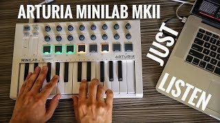 Arturia Minilab mkii Live Performance with Ableton Live and Analog Lab 2 available on Spotify [upl. by Kingsly705]