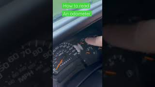 How to read an odometer [upl. by Donielle935]