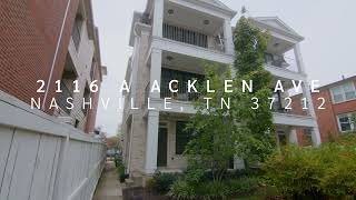 2116 A Acklen Ave Nashville TN 37212 [upl. by Flavia]