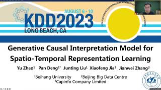 KDD 2023  Generative Causal Interpretation Model for SpatioTemporal Representation Learning [upl. by Hollie]