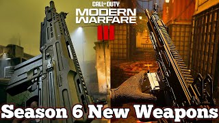 Modern Warfare 3 All New Season 6 Weapons Preview [upl. by Ycnuahc]