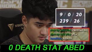 ABED 0 DEATH STAT MIDLANE DOTA 2 [upl. by Edveh726]