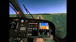 AW 139 Offshore Flight to Airport with Flight communication [upl. by Skipp]