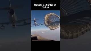 How to refuel a fighter jet midair shorts knowledge [upl. by Nosniv]