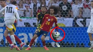 Marc Cucurella Handball against Germany 🤔 But not Penalty Given Spain vs Germany 21 VAR ROBBED [upl. by Trebreh]