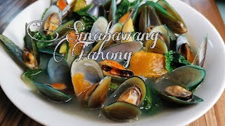 SINABAWANG TAHONG  FILIPINO  MUSSEL SOUP  AMY GUEVARRA [upl. by Somar829]