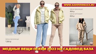 МОДНЫЕ ВЕЩИ ОСЕНИ 2022 ✨САДОВОД БАЗА🎀САЙТ УДОБНЫХ ПОКУПОК С РЫНКА САДОВОД [upl. by Ranit]