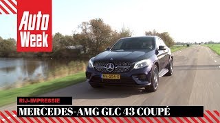 MercedesAMG GLC 43 Coupé  Rijimpressie [upl. by Gnolb]