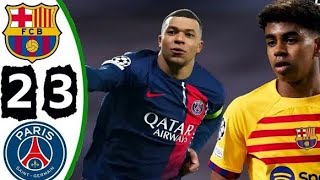 Barcelona Vs PSG  32  UCL Highlights [upl. by Survance]