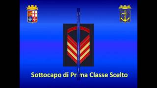 Gradi della Marina Militare Italiana [upl. by Hazel705]