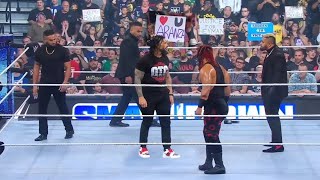 Smackdown highlights today Bloodline  Roman Vs Solo Sikoa fight [upl. by Adnih]