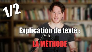 Explication de texte  La méthode [upl. by Spear]