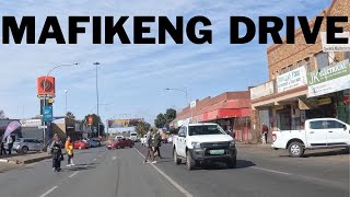 Mafikeng  Driving in the City  North West South Africa [upl. by Ehcar562]