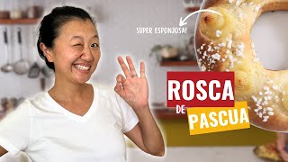 Como hacer Rosca de Pascua facil y esponjosa  Karina Gao [upl. by Ecirahc499]