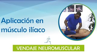 VENDAJE NEUROMUSCULAR Aplicación en músculo ilíaco [upl. by Encratia]