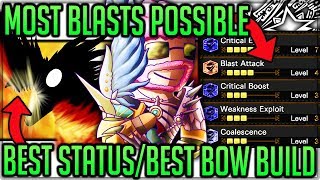 The Most Blasts Possible  Ultimate Blast Bow Build  Monster Hunter World Iceborne iceborne bow [upl. by Duwad]