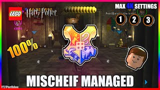 Mischeif Managed  Lego Harry Potter  ALL Collectables Walkthrough [upl. by Ytiak318]