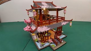 DIY Miniature Koi Pagoda Crafts amp Co magasin action [upl. by Shaefer]