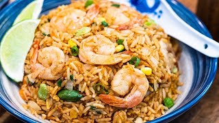 A Shrimp Fried Rice Recipe So Easy You Must Try it [upl. by Llewen]