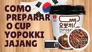 EXPERIMENTANDO PRODUTOS DO NOSSO SITE Yopokki Jajang COMO PREPARAR [upl. by Airretal370]