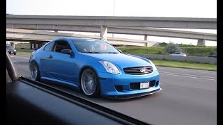 Stupid Clean Infiniti G35 Coupe Cruising  Rohanna RFX1 [upl. by Stockwell]