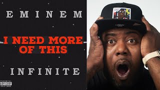 Omfg This is 🔥🔥 Eminem  Infinite Reaction [upl. by Leonelle]