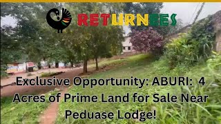 Aburi 4 plots of Land for SALE near PEDUASE Lodge for SALE [upl. by Lutero25]