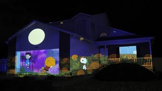 2022 Halloween Projection Mapping Display Live [upl. by Ecila]