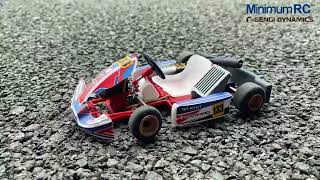 MinimumRC Sengi Kart80 Micro Scale RC Go Kart Kit [upl. by Airamzul729]