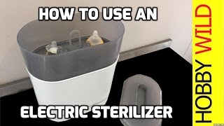 HOW TO USE an ELECTRIC BOTTLE STERILIZER [upl. by Doralyn]