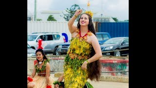 Beautiful Tauolunga Tongan Dance  Fakameite  Friendly Island Shipping  MV Tongiaki Ferry Launch [upl. by Welsh]