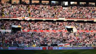 Espectacular cántico rayista en el minuto 24  Rayo Vallecano 31 UD Almería [upl. by Sarid]