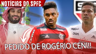 PRESENTE DO INVESTIDOR ROGÉRIO CENI PEDE VINTINHO NO SPFC VALOR DE SAF DEFINIDO HERNANES E [upl. by Vaenfila456]