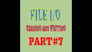 Java File IO  Reading from and Writing to Files  part 07 [upl. by Strep55]