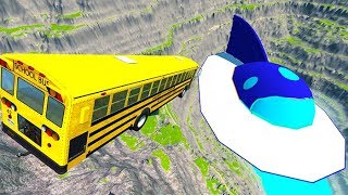 Beamng drive  Throwing Cars At UFO 4 [upl. by Wester750]