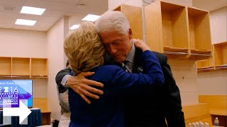 Behind the scenes look backstage at the Democratic Convention in Philadelphia  Hillary Clinton [upl. by Mikol20]