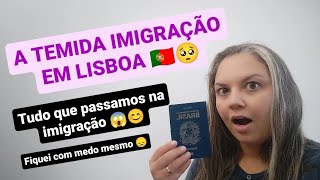 A TEMIDA IMIGRAÃ‡ÃƒO NO AEROPORTO DE LISBOA ðŸ˜”ðŸ¤”ðŸ¥ºðŸ˜Š meu resumo desse momento [upl. by Sothena558]