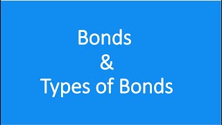 Bonds and Types of BondsCallable BondPutable BondZCBZeroCoupon BondFloating BondDeferred Bond [upl. by Askwith]